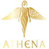 Athena Cosmetic Clinic Rotorua Reversed Logo Gold